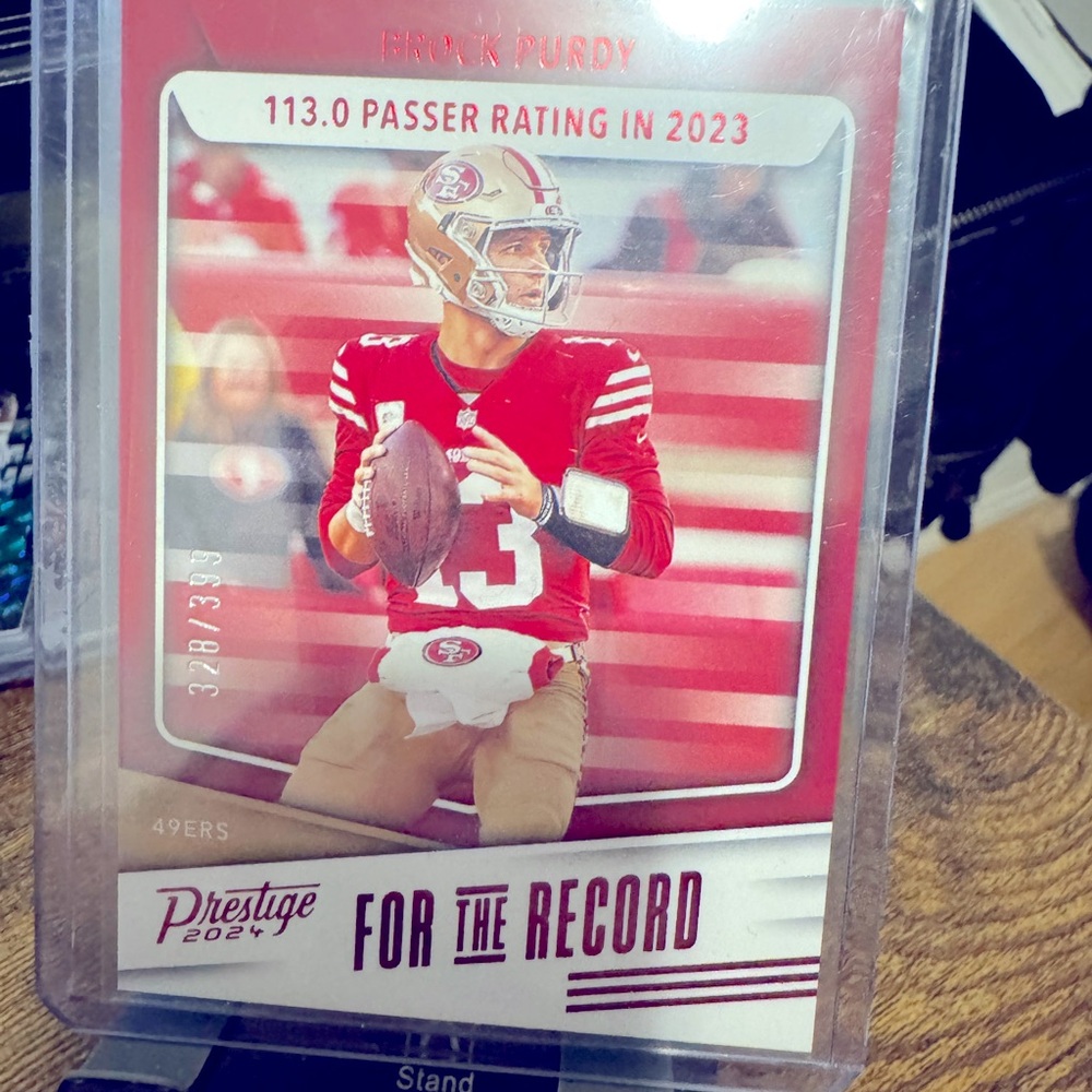 Brock Purdy Prestige 2024 Football Card /399